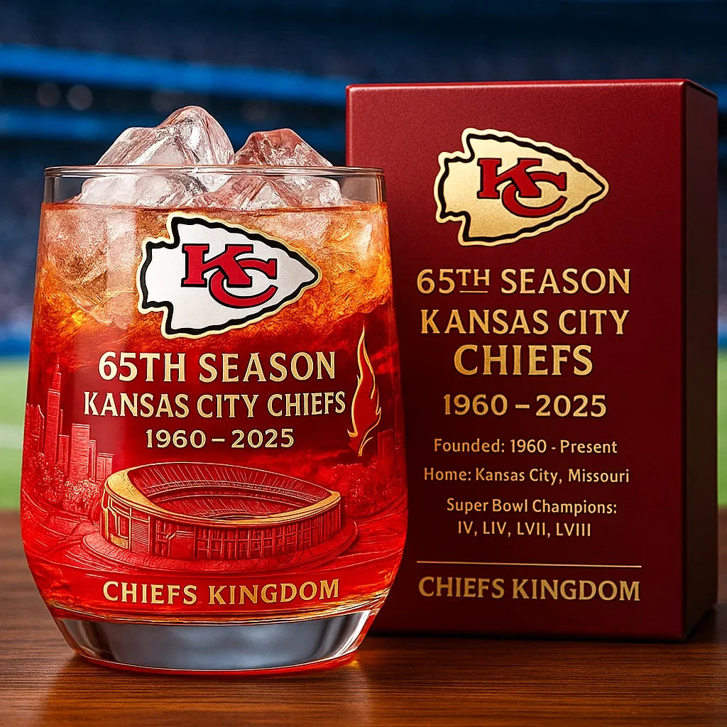 KCC Whisky Glass , KCC 65th Anniversary Whiskey Glass