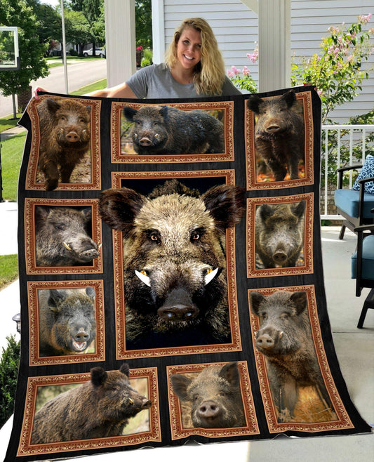 Wild Boar Q2 Fleece Blanket