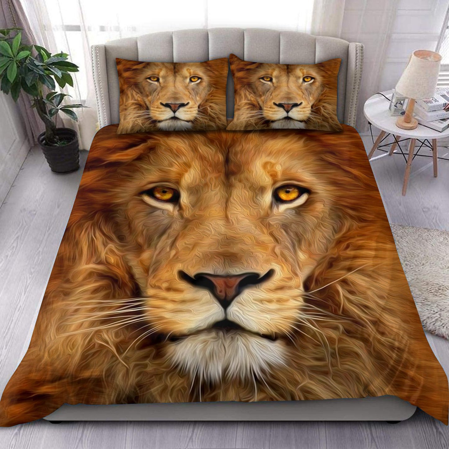 Lion Art Q2 All Over Printed Bedding Set