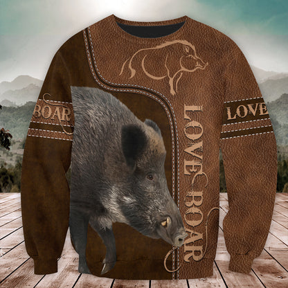 Boar Hunting All Over Printed Unisex Shirt