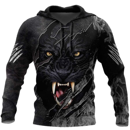 Tiger Black Art Q2 All Over Printed Unisex Shirt
